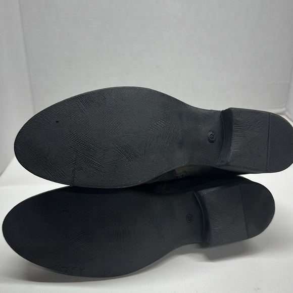 Miz Mooz Solace Boots Leather Ankle Boots Booties Zip Up Black Size Size 11 Wide - Picture 6 of 9